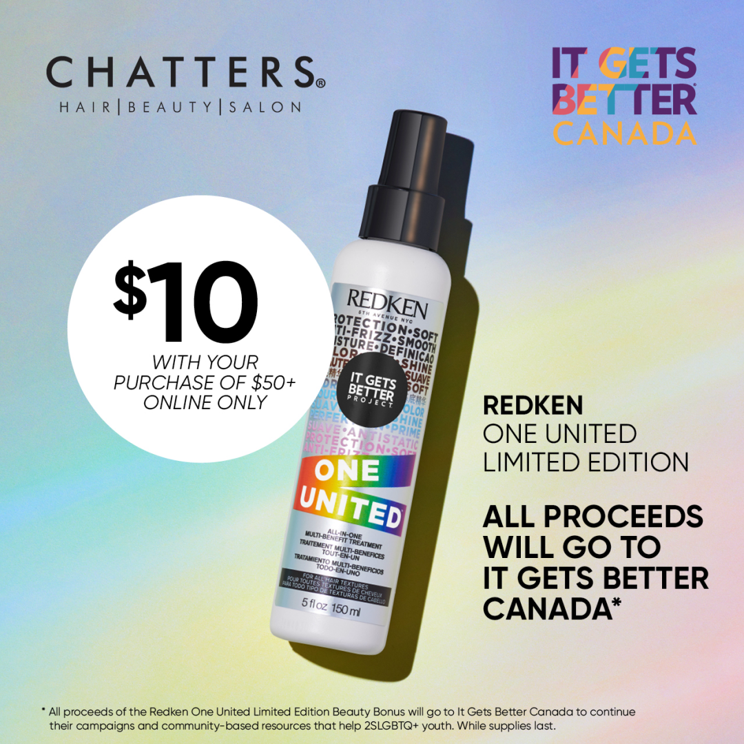 Chatters Hair Salon – June Promotion – Redken One United Limited Edition icon