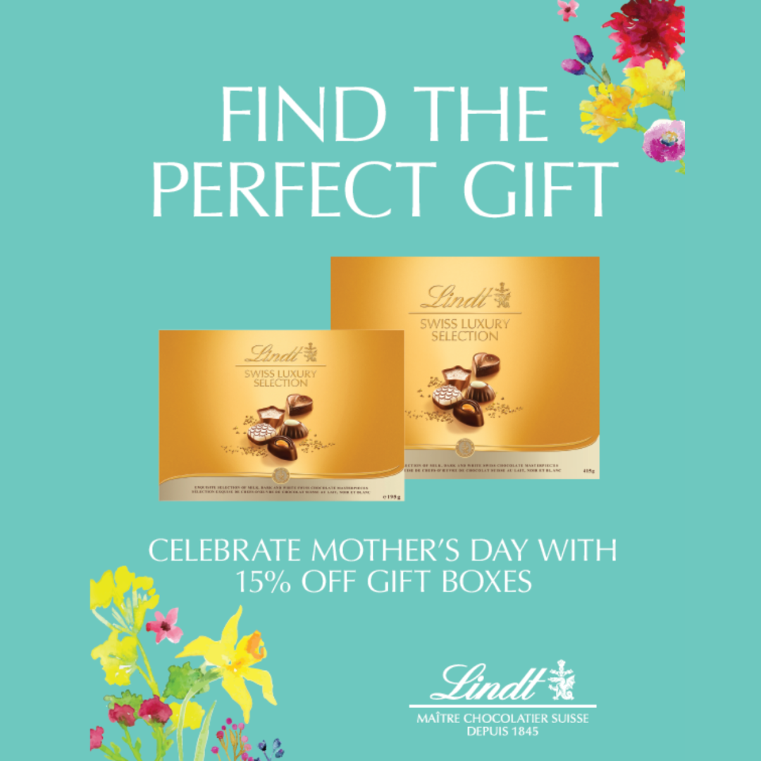 Lindt Chocolate CA – Treat Mom to her favorite chocolates this Mother’s Day icon
