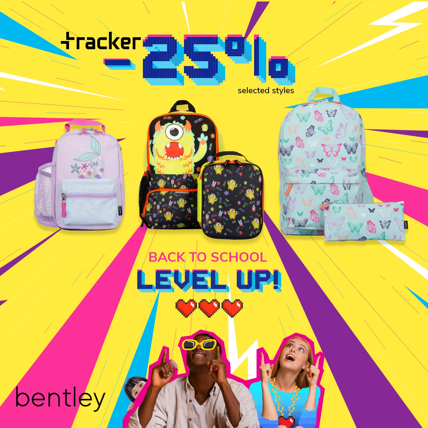 -25% Tracker Back to school styles icon