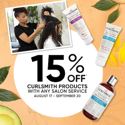 Get 15% Off Your Next Salon Visit with Curlsmith! icon