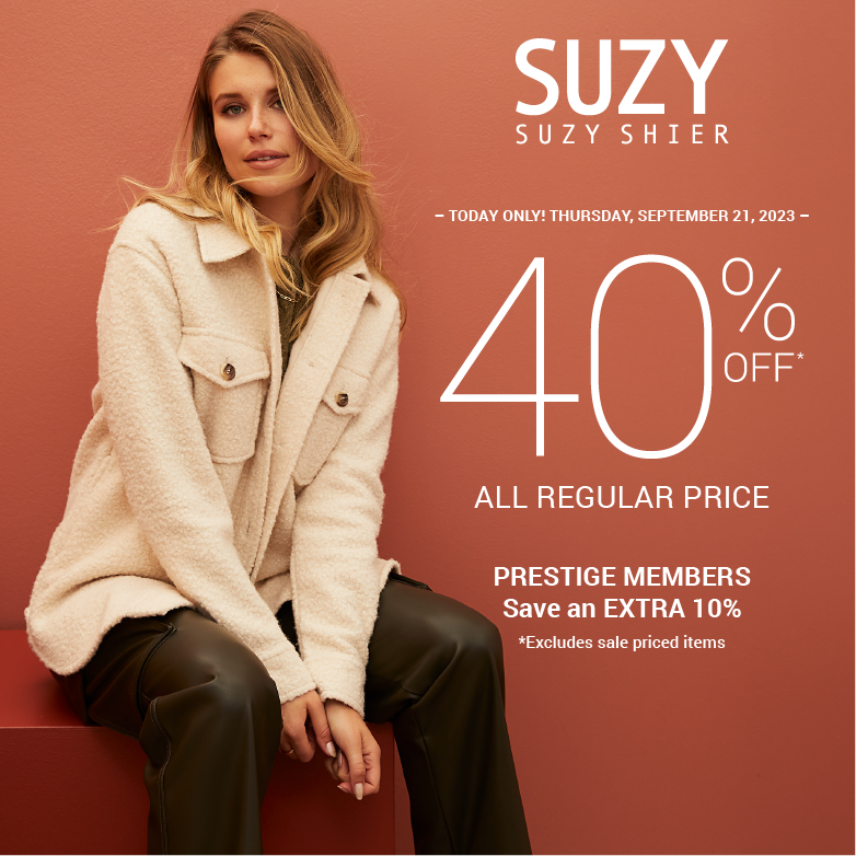 40% OFF SALE! TODAY ONLY! icon