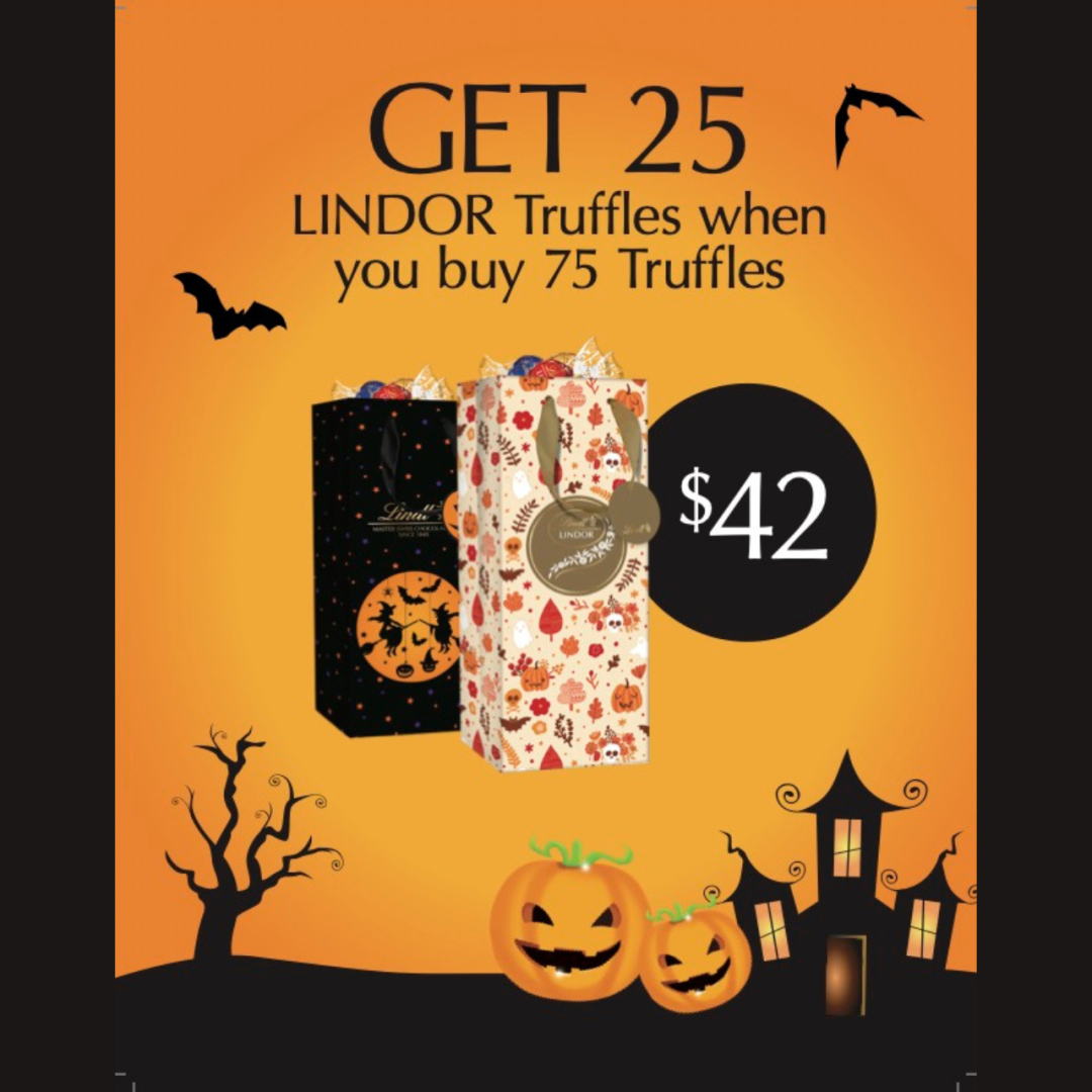 Get 25 Free LINDOR Truffles when you buy 75 LINDOR Truffles icon
