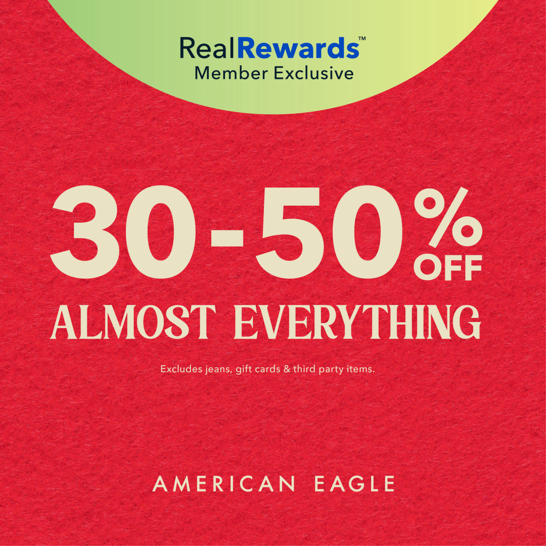 American Eagle Real Rewards Member Exclusive – Today Only! icon