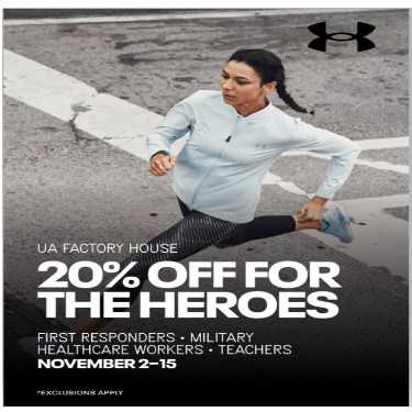 ENTIRE STORE 50% OFF! Frontline Workers Take an Additional 20% off! icon