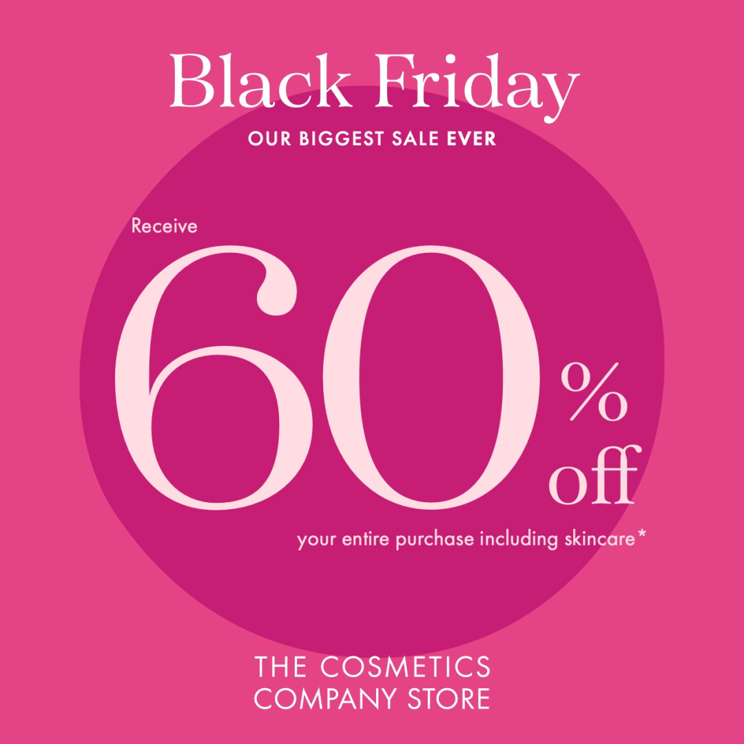 The Cosmetic Company Store – BLACK FRIDAY – 60% OFF ALMOST ENTIRE STORE!!! icon