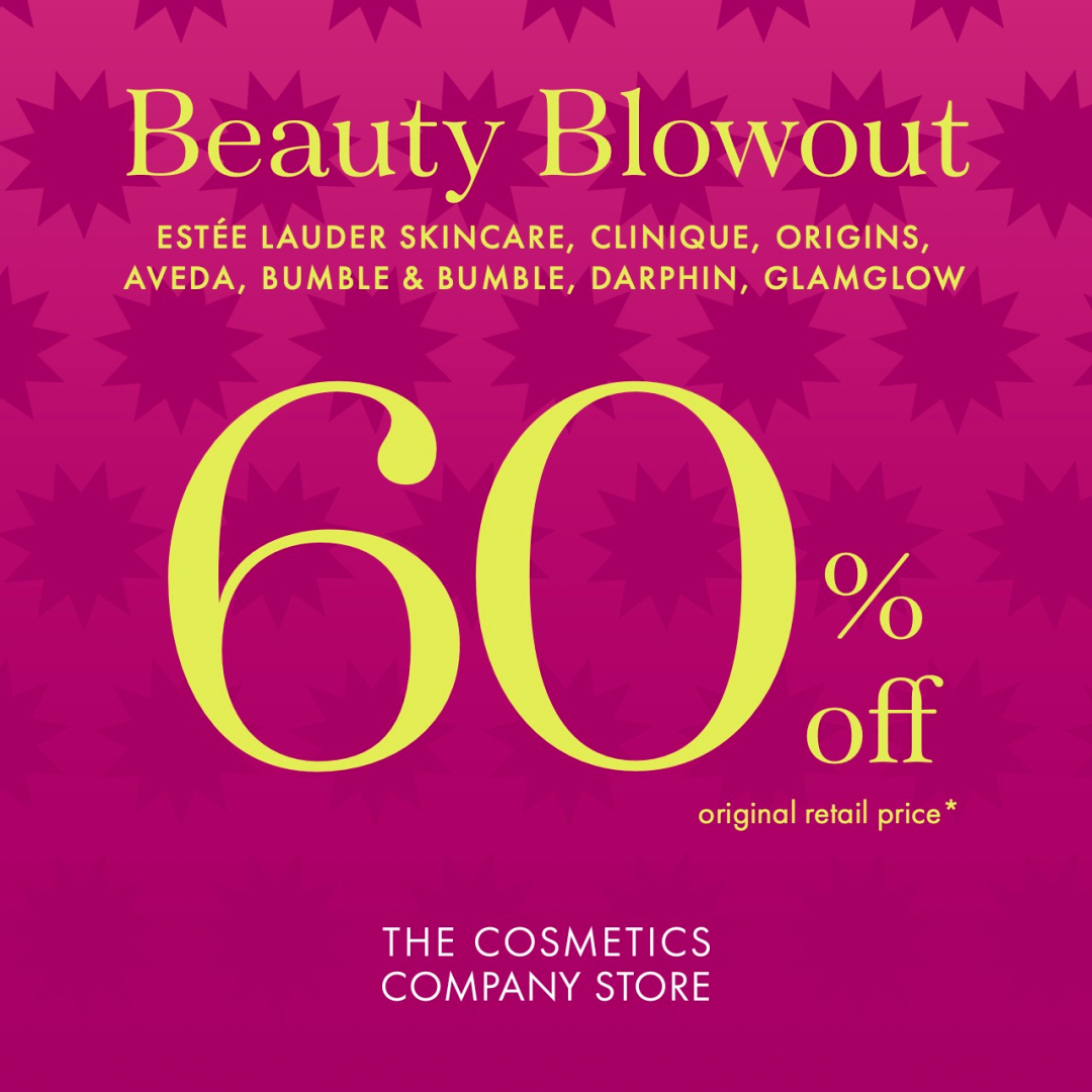 The Cosmetics Company Store – BEAUTY BLOWOUT – 60% OFF BEST SELLING BEAUTY icon