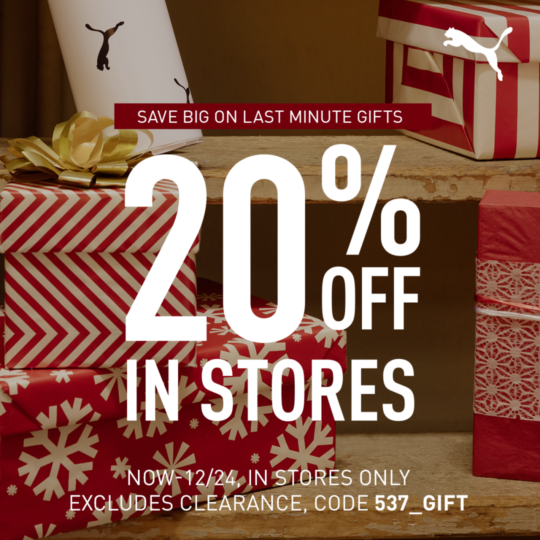 PUMA – 20% OFF IN STORES icon