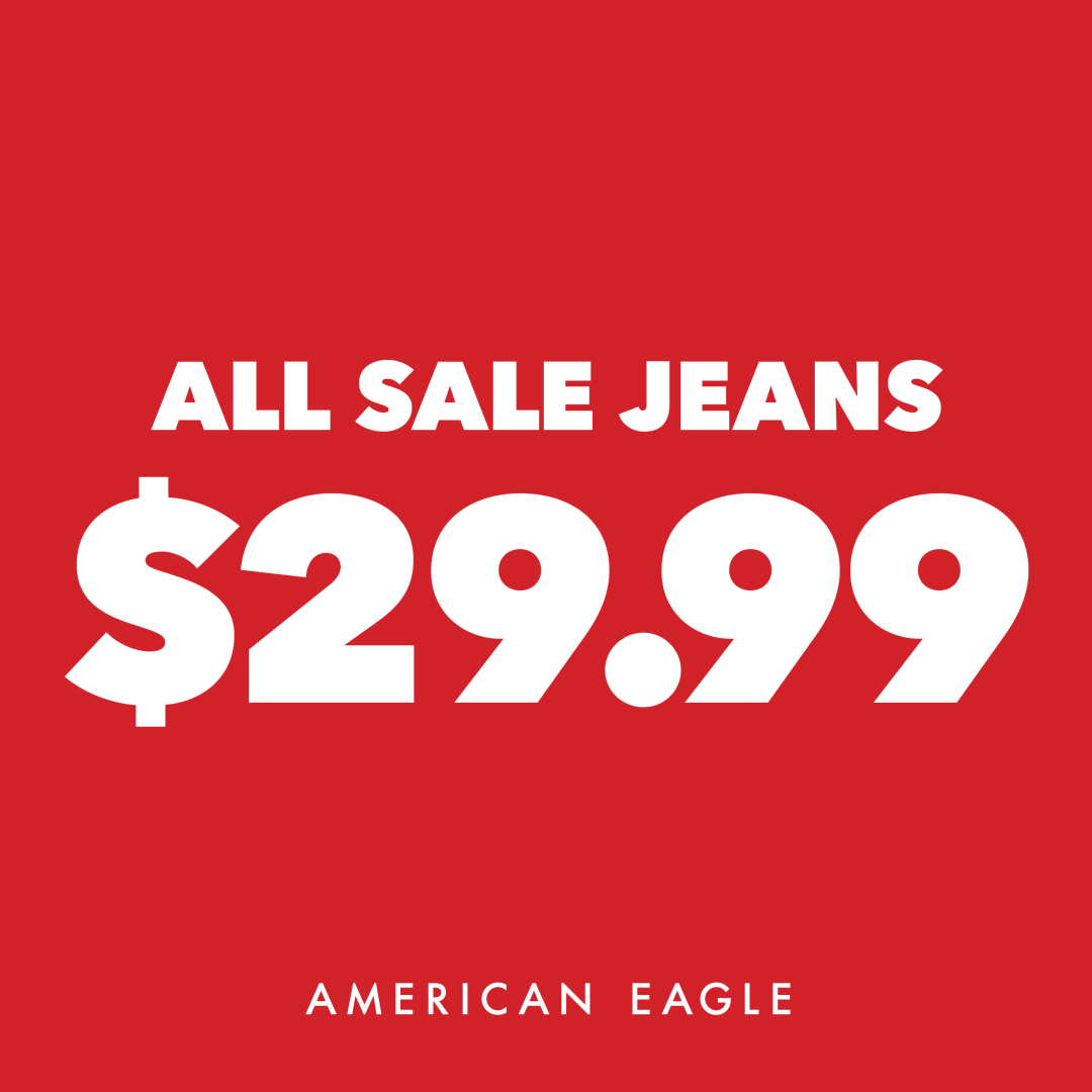 American Eagle All Sale Jeans $29.99 icon