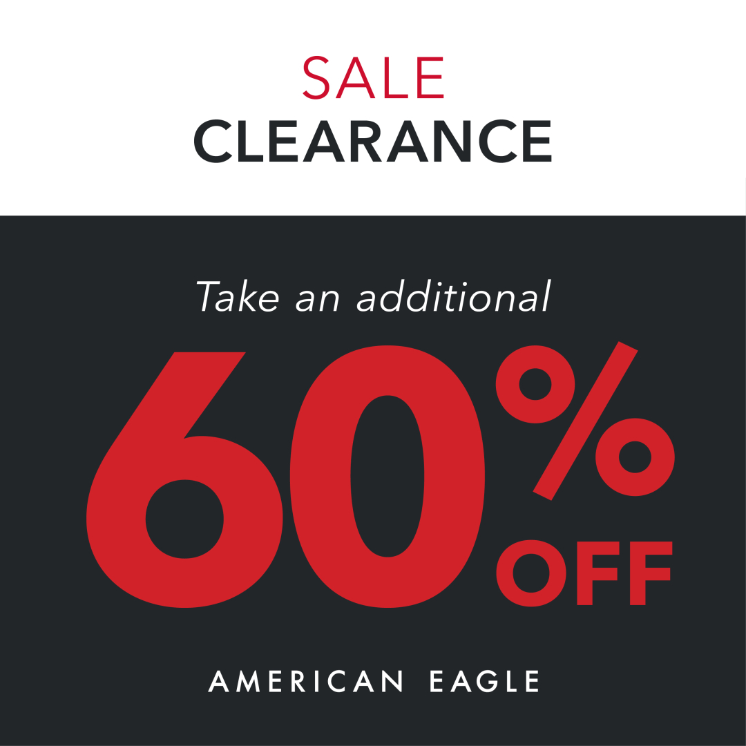 American Eagle Outfitters – AE Oh Sale Yes! Take An Additional 60% Off Clearance icon