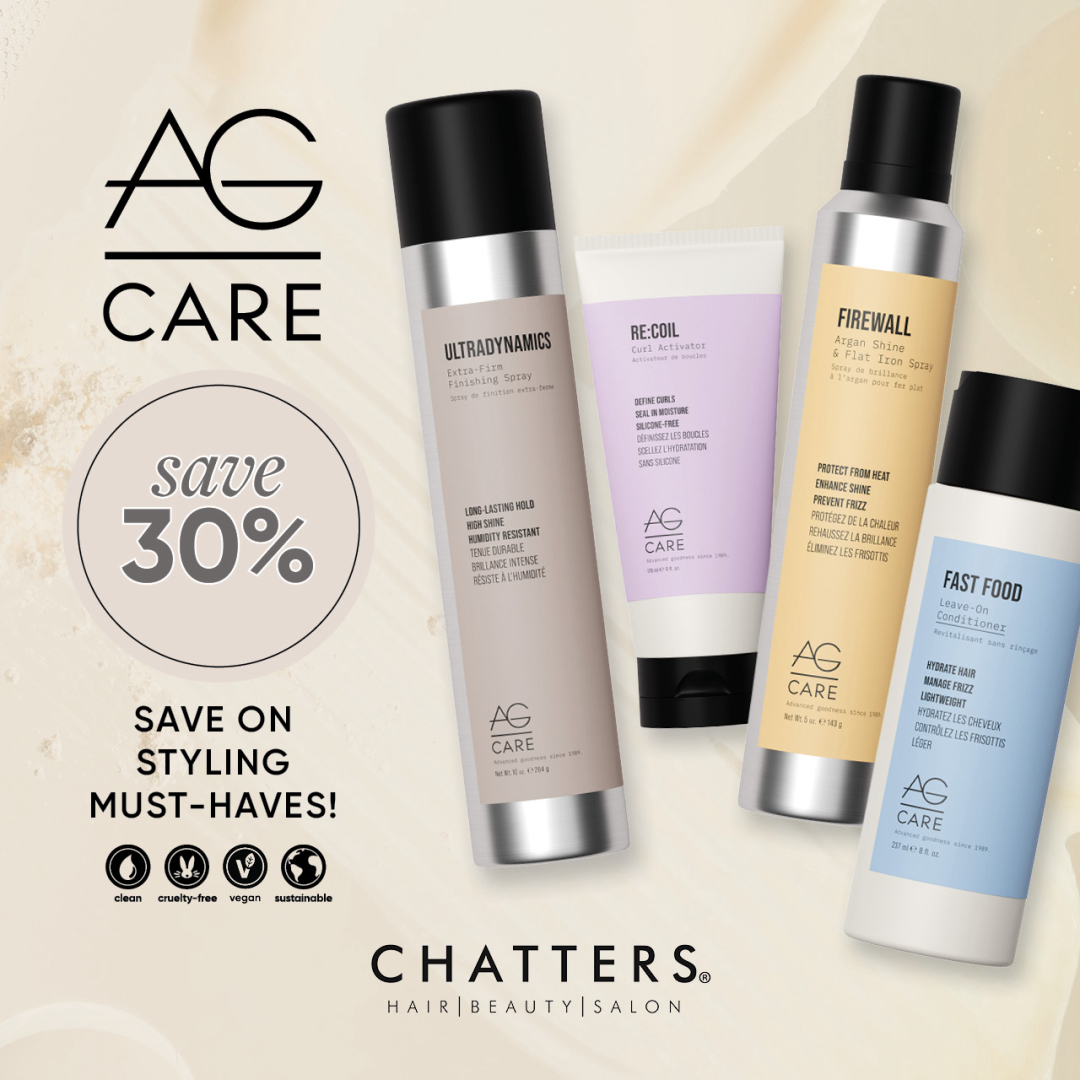 Chatters Hair Salon – Save On AG Care Styling Must-Haves! icon