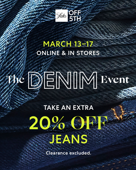Saks off 5th – The Denim Event icon