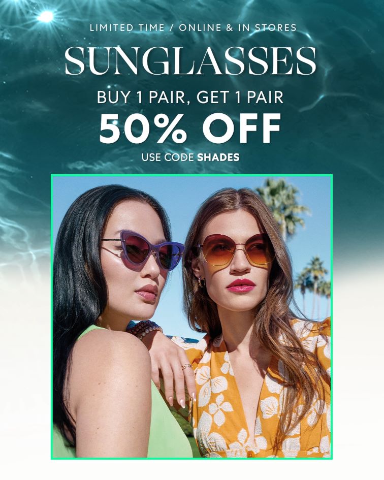 Saks off 5th – Sunglasses Buy One, Get One 50% OFF icon
