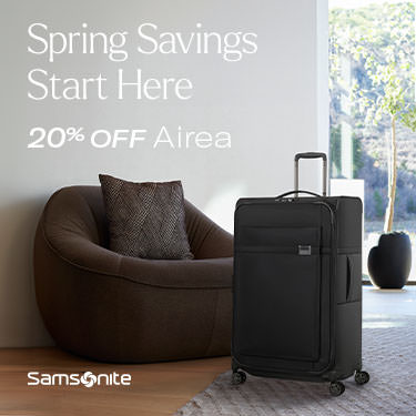 SAMSONITE: SPRING SAVINGS START HERE! icon