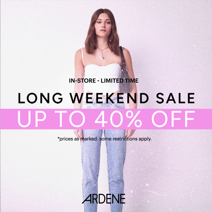 Ardene – Long Weekend Sale icon