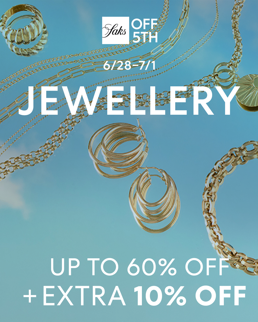Saks off 5th – Jewellery Event: Up to 60% OFF + Extra 10% OFF icon