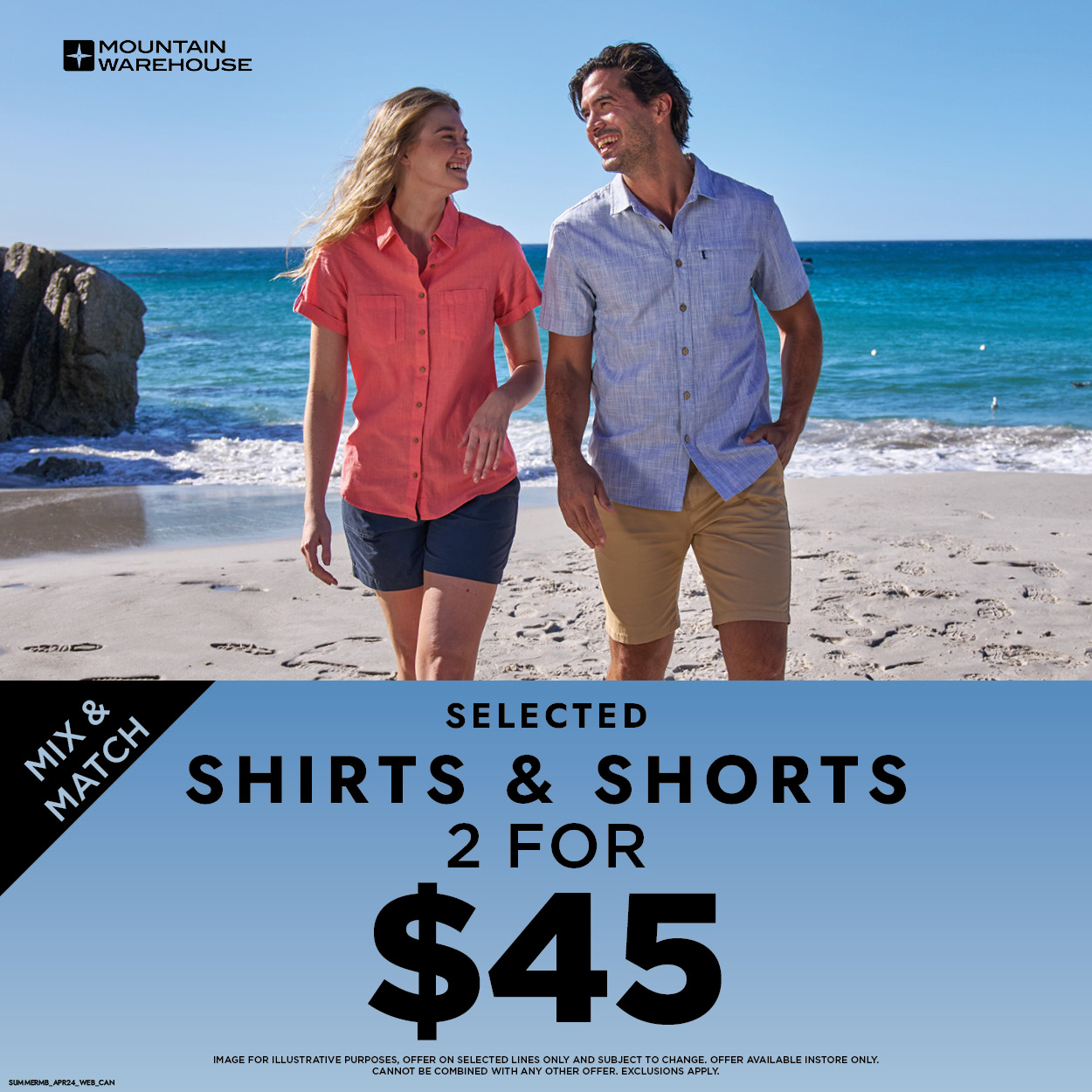 Mountain Warehouse – Shorts & Shirts Sale icon