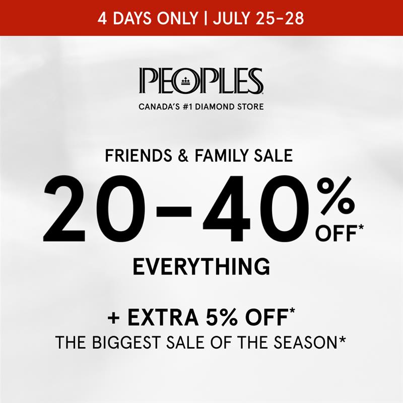 Peoples – Family and Friends Sale icon