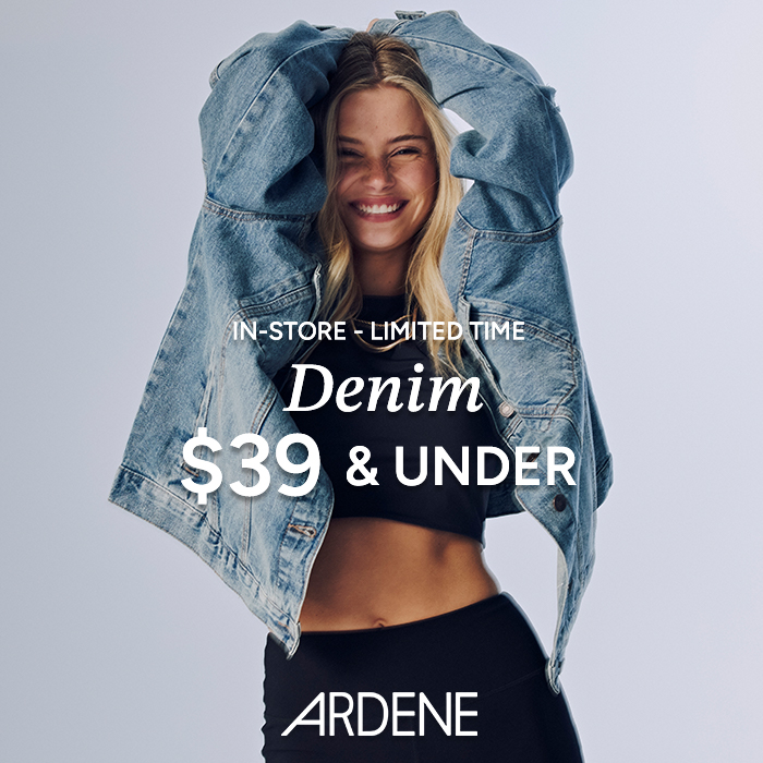 Ardene – Denim $39 &amp; under icon