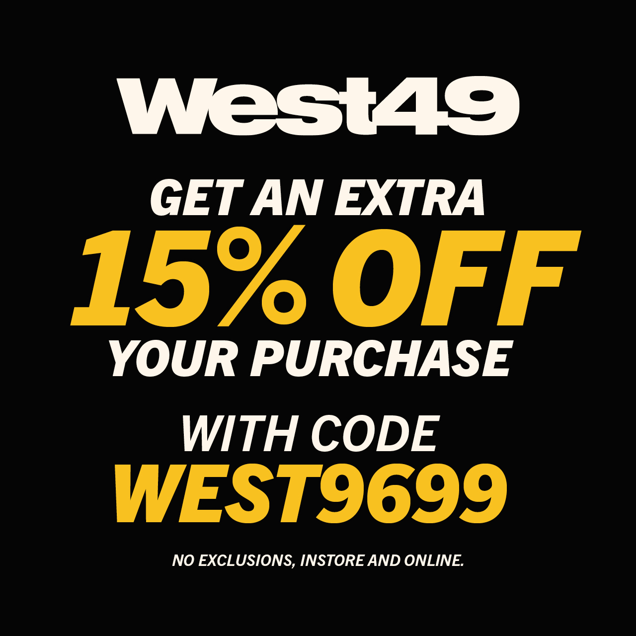 West 49 – FALL SALE LAUNCH icon