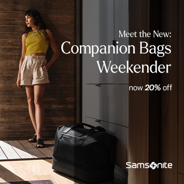 Samsonite – MEET THE NEW: COMPANION BAG WEEKENDER icon