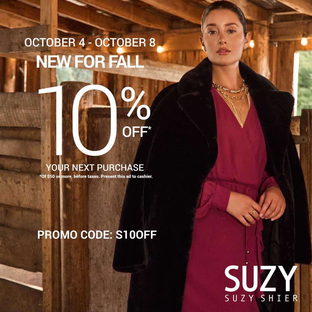Suzy Shier – 10% Off Sale icon