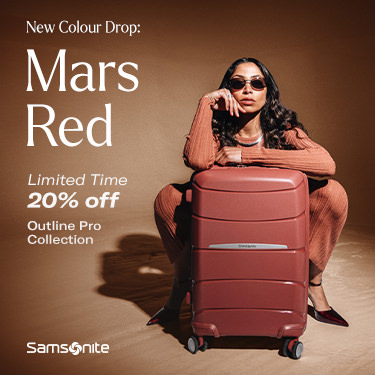 Samsonite – NEW COLOUR DROP: MARS RED icon