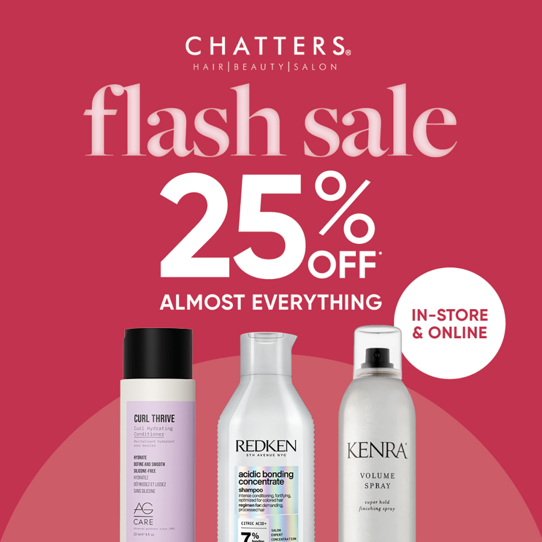 Chatters – Flash Sale at Chatters: 4 Days Only! Get 25% OFF Almost Everything! icon