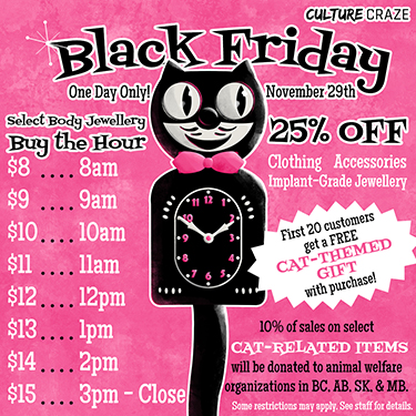 Culture Craze – Buy the Hour Black Friday Event icon