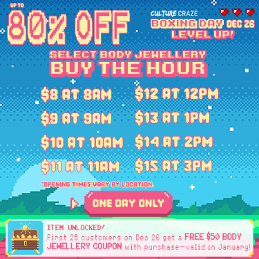 CULTure – Boxing Day Level Up! Buy the Hour! icon