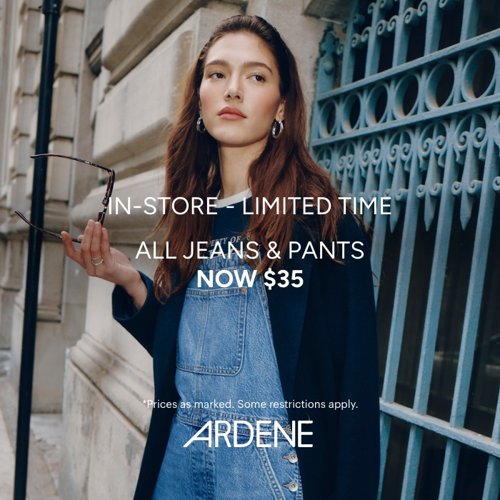 Ardene – All Jeans &amp; Pants Now $35 #ardenelove icon