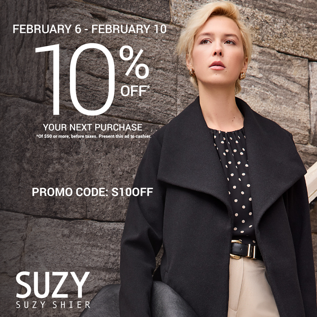 Suzy Shier – 10% Off Sale icon