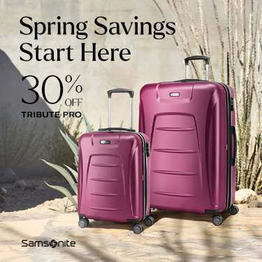Samsonite – SPRING SAVINGS START HERE icon