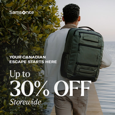 Samsonite – YOUR CANADIAN ESCAPE STARTS HERE icon