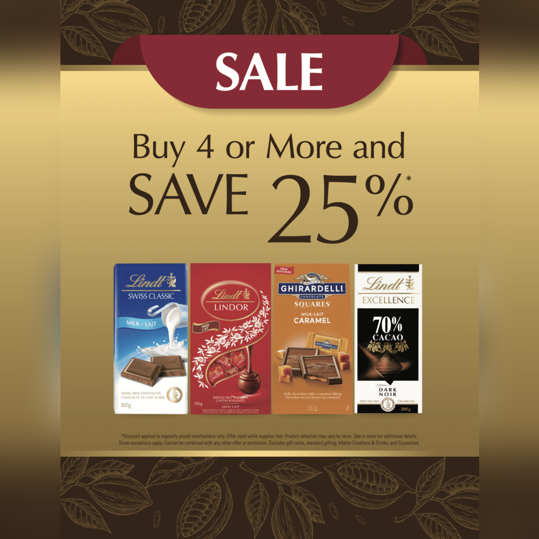 Lindt Chocolate – Mix &amp; Match – Buy More, Save More! Buy 4 or more &amp; Save 25%! icon