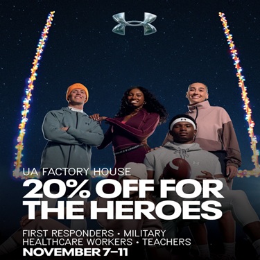 20% off for the Heroes! icon