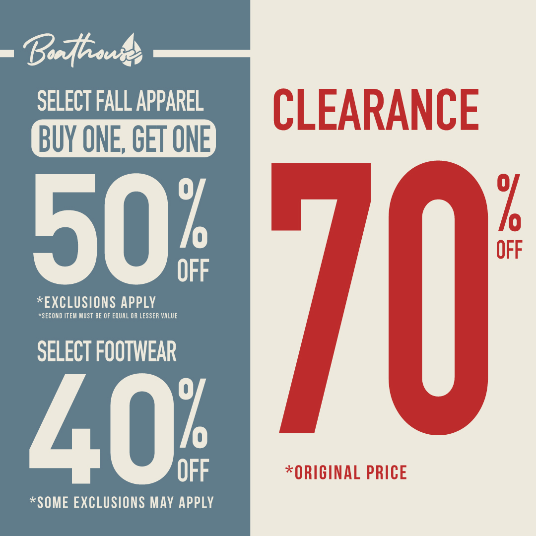 70% OFF CLEARANCE