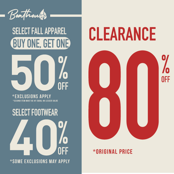 80% OFF CLEARANCE